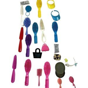 Vintage Barbie Doll Accessories Sunglasses Hat Purse Brush Other Dolls Toy Lot